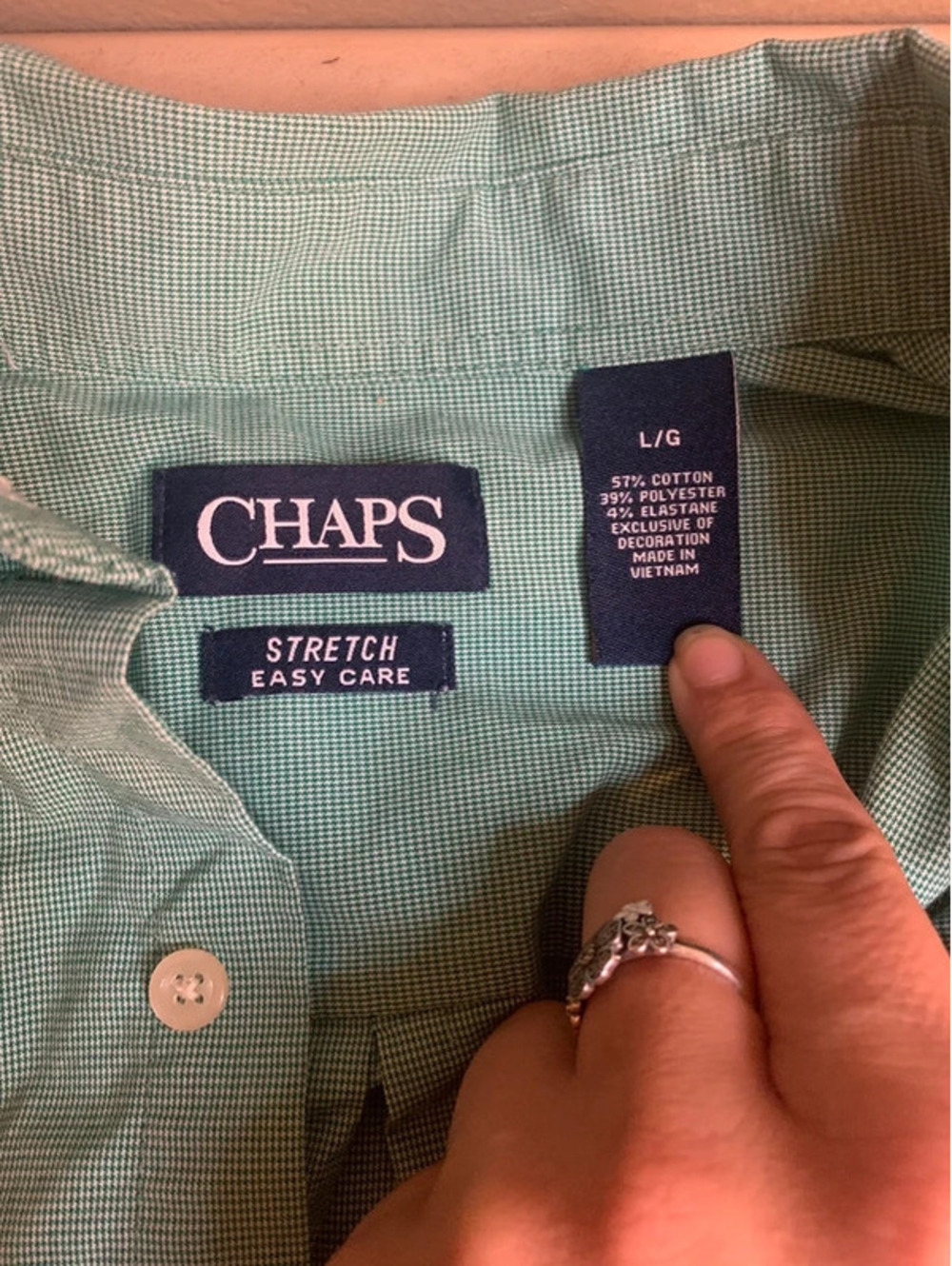 Men's chaps shirt size L